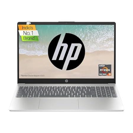 HP Laptop 15, AMD Ryzen 5 7520U, 15.6-inch (39.6 cm), FHD, 8GB LPDDR5, 512GB SSD, AMD Radeon Graphics, FPR, FHD Camera w/Privacy Shutter, Backlit KB (Win 11, MSO 2021, Silver, 1.6 kg), 15-fc0029AU//